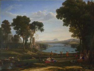 Landscape with the Marriage of Isaac and Rebecca, 1648 by Claude Lorrain