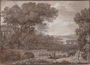 Landscape with the Rest on the Flight into Egypt, 1660