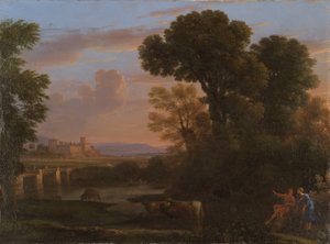 Pastoral Landscape, 1648 by Claude Lorrain