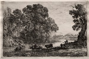 The Cowherd by Claude Lorrain