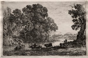 The Cowherd by Claude Lorrain
