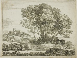 The Goatherd by Claude Lorrain