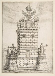 The Square Tower by Claude Lorrain