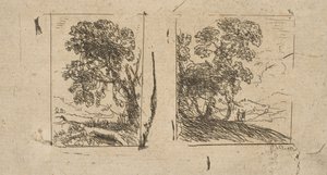 The Two Landscapes by Claude Lorrain