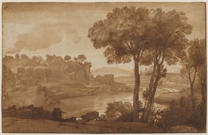 View of the Acqua Acetosa by Claude Lorrain