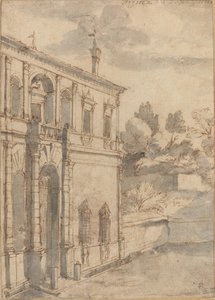 Villa di Papa Giulio by Claude Lorrain