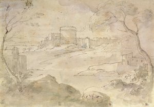 Landscape with a Fortified Town by Claude Lorrain