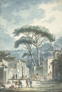 Road Leading to the Grotto of Posillipo, 18th century