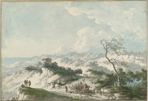 Second View of the Agrigento Countryside by Claude Louis Chatelet