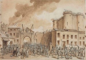 The Storming of the Bastille on 14 July 1789 by Claude Louis Desrais