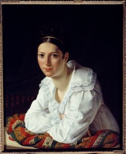 Portrait of Madame Claude Marie Dubufe, Wife of the Painter