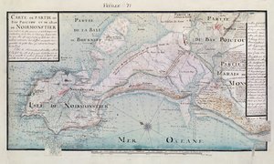 Map of part of Bas-Poitou and the Ile de Noirmoutier, 1703