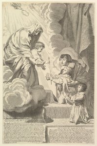Anne of Austria with the Young Louis XIV and Monsieur before the Virgin and Child