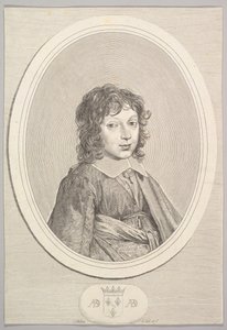 Armand de Bourbon, prince de Conti by Claude Mellan