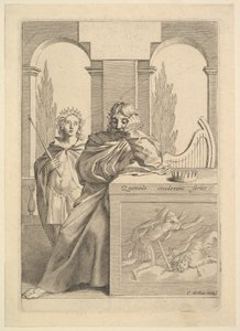 David: Title Page for Talon, The Holy History, III by Claude Mellan