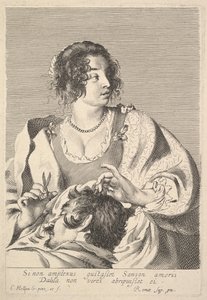Delilah Cutting Samson
