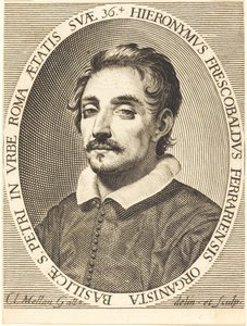 Girolamo Frescobaldi by Claude Mellan