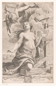 Saint Catherine of Alexandria by Claude Mellan