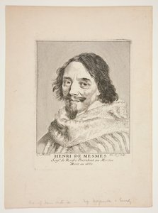 Henri de Mesmes by Claude Mellan