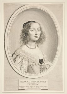 Henriette-Marie Montmort de Buade-Frontenac by Claude Mellan