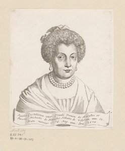 Portrait of Agathe de Châtillon