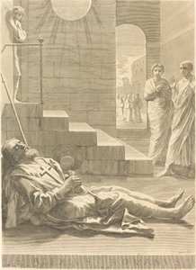 Saint Alexis by Claude Mellan