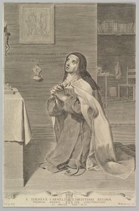 St. Theresa Kneeling in Prayer