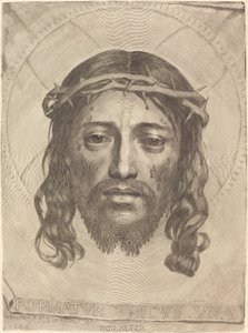The Sudarium of Saint Veronica by Claude Mellan