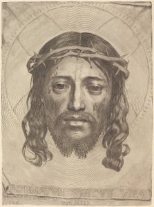 The Sudarium of Saint Veronica by Claude Mellan