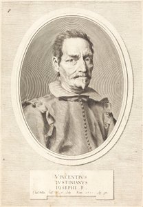 Vincenzo Giustiniani by Claude Mellan