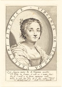 Virginia da Vezzo by Claude Mellan