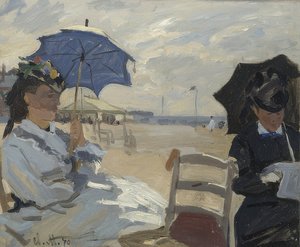 On the Beach at Trouville. 1870