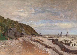 Boatyard Near Honfleur by Claude Monet