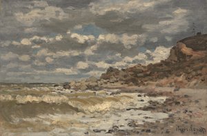 Seaside at Sainte-Adresse by Claude Monet