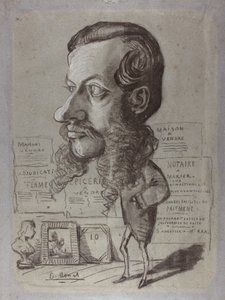 Caricature of Léon Manchon, c.1858 by Claude Monet