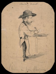 Caricature of a Man in the Small Hat