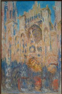 Rouen Cathedral. Sun Effect, End of Day