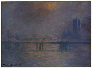 Charing Cross Bridge, The Thames by Claude Monet