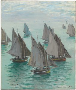 Fishing Boats, Calm Sea