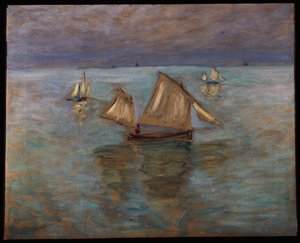 Fishing Boats at Pourville, 1882
