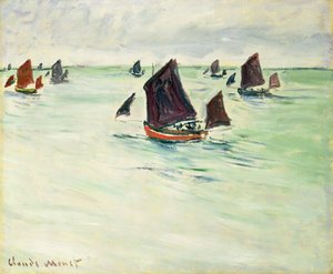 Fishing Boats at the large Pourville