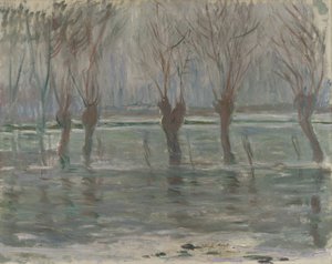 Flood Waters, 1896 by Claude Monet