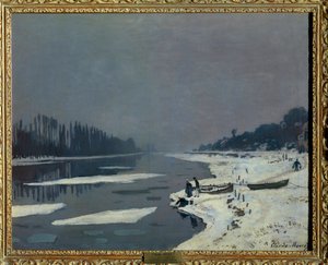 Ice Floes on the Seine at Bougival