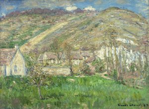 Hamlet in the Cliffs near Giverny by Claude Monet