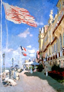 Hotel des Roches Noires, Trouville by Claude Monet