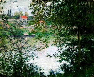 Ile de La Grande Jatte Through the Trees