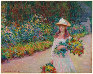 Young Girl in the Garden of Giverny
