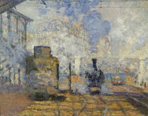 Saint-Lazare Station by Claude Monet
