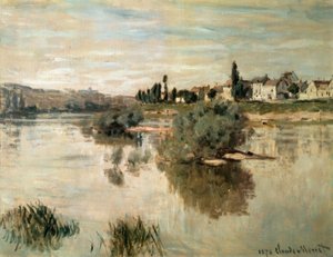 The Seine at Lavacourt by Claude Monet