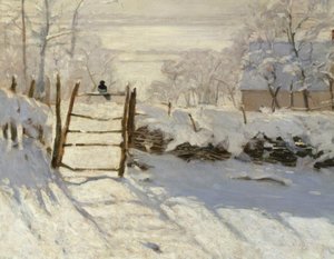 The Magpie by Claude Monet